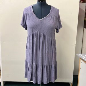 Knox Rose lavender summer V-neck dress